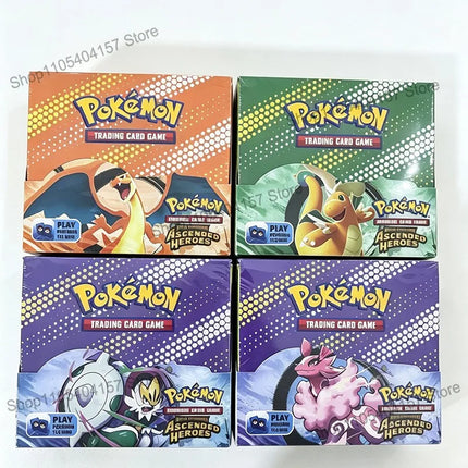 360Pcs Pokemon MEGA EVOLUTION Ascended Heroes TCG Expansion Booster Box Trade Card 36 Pack Box English Version