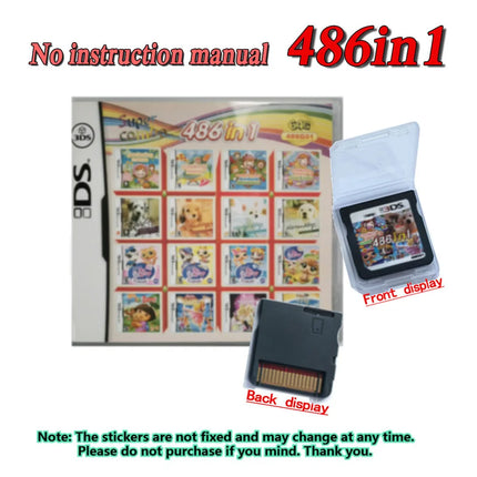 Pokemon 4300 in 1 Compilation Game Cards DS NDS 3DS 3DS NDSL Game Cartridge Card Video Game Handheld Player (R4 card)