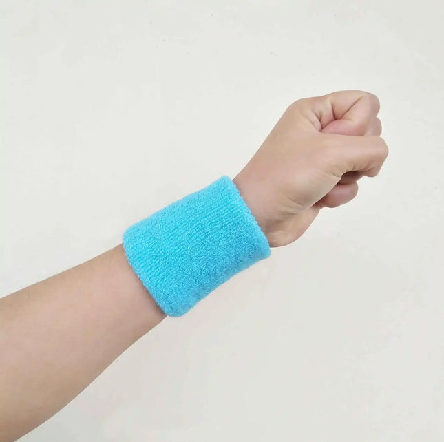 L XL Wristband Sport Sweatband Hand Band Sweat Wrist Support Brace Wrap Guards for Gym Volleyball Basketball Tennis Wrist Band