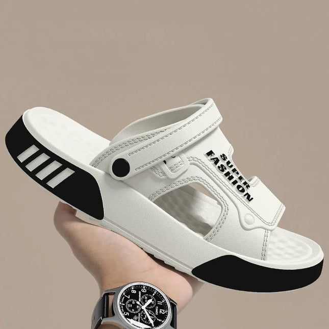 2026 Men Slippers Summer EVA Soft-soled Platform Slides Sandals Indoor Outdoor Walking Beach Shoes Flip Flops Mens Home Shoes