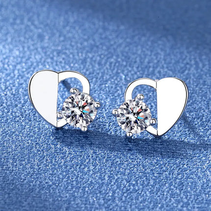 High-quality 925 Sterling Silver Crystal Fashion Circle Hoop Earrings for Woman Wedding Party Gift Street Versatile Jewelry