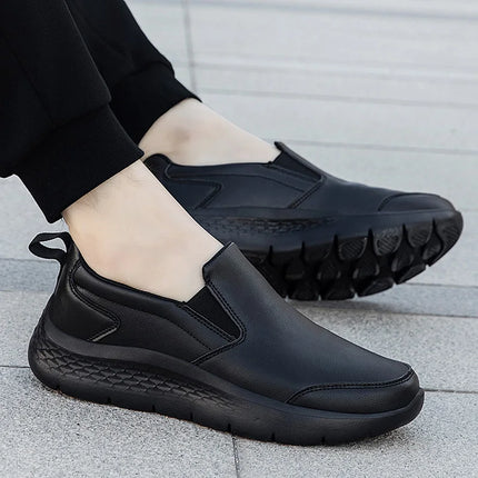 Autumn Soft Genuine Leather Men Shoes Soft Soled Casual Flat Women Outdoor Walking Comfort Fashion Soft Leather Shoes Loafers 48
