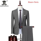 Gray 2Pcs No Vest / Asia XXL Eur M