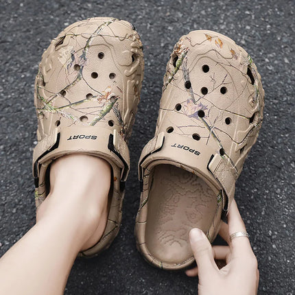 New Summer Men's Sandals New Home Garden Shoes Comfortable and Lightweight Men Slippers Non-Slip Soft - product image 3
