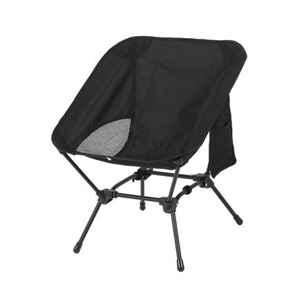 Square Structure Beach Fishing Stool, Convenient Four-Corner Camping Folding Chair, Lightweight Iron Tube Moon Chair