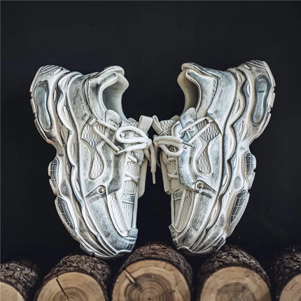 Platform Sneakers Men Breathable Casual Shoes For Men Summer Sport Shoes Male Street Style Shoes Male