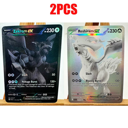 PTCG WHT BLK Victini Zekrom Reshiram Hida English Toys Hobbies Hobby Collectibles Game Collection Anime Cards