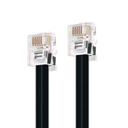 RJ11 RJ12 6P6C Reverse Rollover  Male Modular Data Cable Compatible with Ioptron iEQ30 Autoguiding  ST-4 ST4 Auto Guide Camera