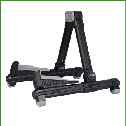Foldable Aluminum Guitar Stand - Adjustable Floor Stand for All Types of Guitars Bass Ukulele Violin Banjo, Easy to Carry,Sturdy