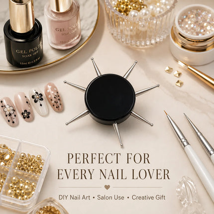 6 In 1 Nail Art Dotting Tools Different Head Flying Disc Nail Drill Point Multi-Use Nail Tools Dot Painting Pen DIY Nail Look