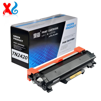TN2420 Toner Cartridge Compatible for Brother MFC-L2750DW L2730DW L2710DW L2710DN L2375DW L2370DW L2310D L2350DW L2510 with Chip