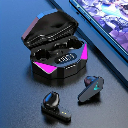 TWS Wireless Bluetooth Headset LED Display Gamer Earbuds with Mic Wireless Headphones Noise Cancelling Bluetooth - product im