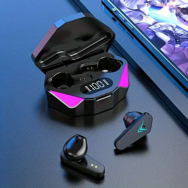 TWS Wireless Bluetooth Headset LED Display Gamer Earbuds with Mic Wireless Headphones Noise Cancelling Bluetooth - product im