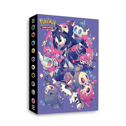 Anime Cartoon Pokemon Card Album 240Pcs Album Charizard X Koraidon Miraidon Desktop Collection Card Book Card Protection