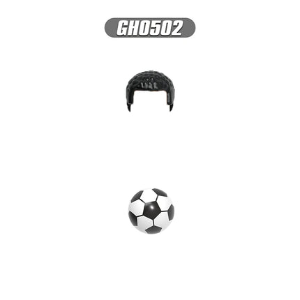 Building Blocks G0163 Assemble Bricks Football Players Parts Gifts Presents