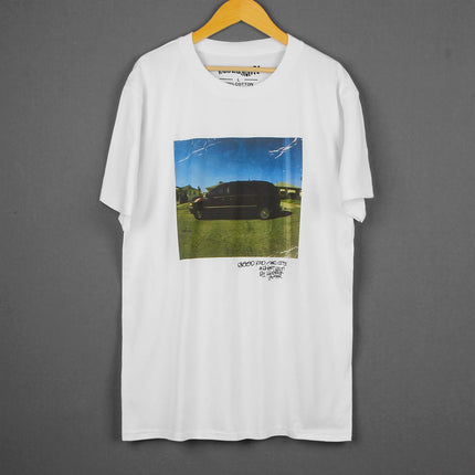 Kendrick Lamar T-Shirt Hip Hop Conscious Kanye West Summer Cotton Men's Printed Clothing Short Sleeves Music Top Shirt