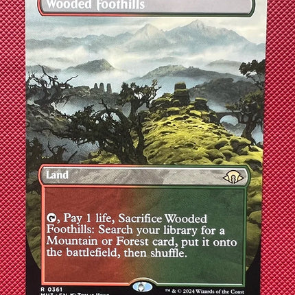MTG Holo25 Foil Proxy Fetch Land Bloodstained Mire Flooded Strand Polluted Delta TCG Cards for EDH Modern Collection