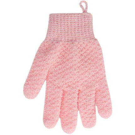 1Pc Five Finger Shower Gloves Frosted Mud Rubbing Towel Scrubbing Tool for Mud Bath Exfoliating Glove with Grip