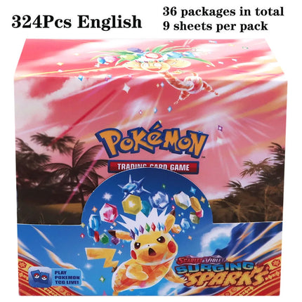 324Pcs/box Pokemon TCG Sun & Moom Unbroken Bonds 36 Pack Pokemon Cards Collecting Toys Pokmeon Card Game Board Game JOURNEY