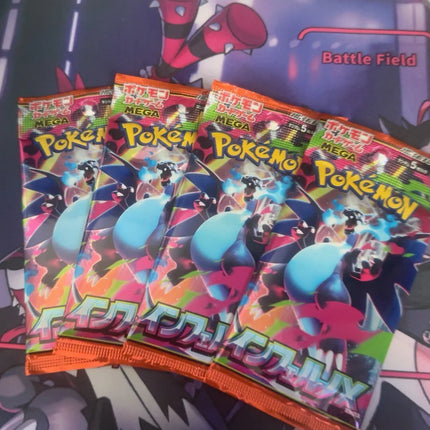 In Stock Pokemon Card Original Trading Ptcg Cartoon Japanese Version M2 Mega Evolution Supplementary Pack Fire Dragon Hell Flame