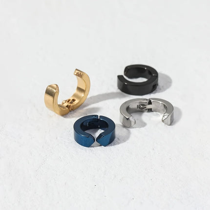 24 piece fashionable punk style 304 stainless steel ear clip set, can be given as a gift to friends