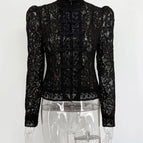Long Sleeves Black / L