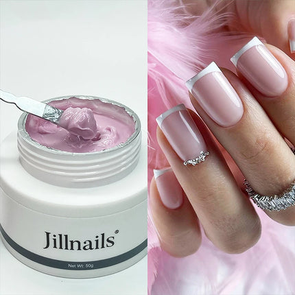 Jillnails Jelly Gel Nails Builder UV Gel 50g for Nail Extension Hard Soft Cream UV Led 50ml