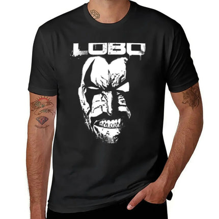 Lobo T-Shirt customs summer clothes new edition plain white t shirts men