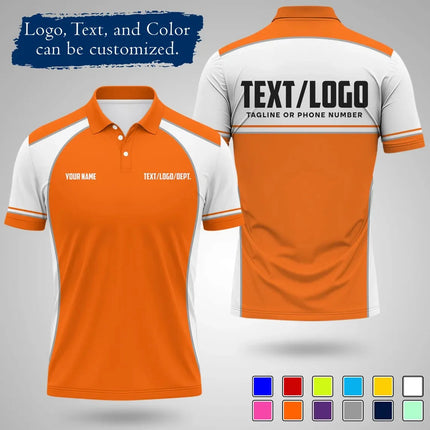 Personalized Team Polo Shirt Customizable Diy Name Logo Men Women Short Sleeve New Design Jersey Summer Daily Sports Uniforms