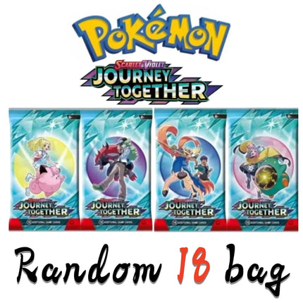 Random 18 bag Pokemon TCG Booster Pack Mega Evolution Ascended Heroes English Version Cards Per Pack Rare Trading Cards