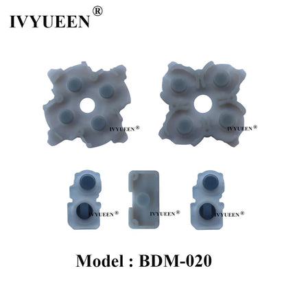 IVYUEEN Silicone Conductive Rubber Adhesive Button Pad Keypads for Sony PlayStation DualShock 4 5 PS5 PS4 Pro Controller Gamepad
