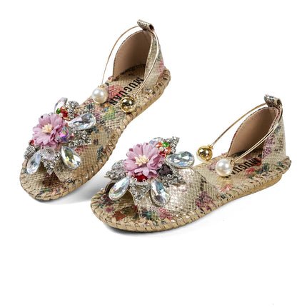 Fashion Flower Decoration Sandals Women Summer New Casual Open Toe Trend Sandals Casual Anti-slip Designer Casual Shoes Women