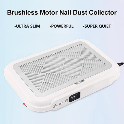 170W Powerful Two Fans Nail Suction Dust Collector Strong Nail Tools Nail Drill Vacuum Cleaner Dust Collectors with Double Fan