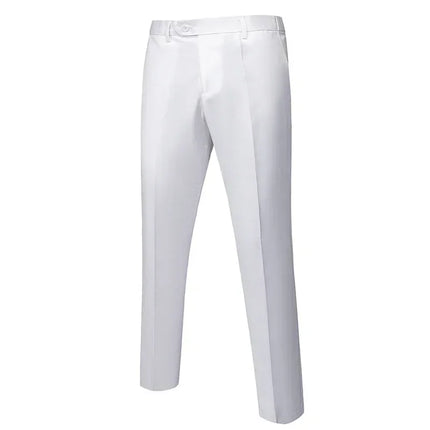M-6XL Men's Fashion Boutique Solid Color Formal Business Suit Trousers Groom Wedding Dress Men Casual Suit Pants