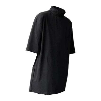 Men Half-high Collar T-shirt Half-sleeve Bottoming Shirt for Men Men's Stand Collar Half Sleeve Summer T-shirt Casual for A