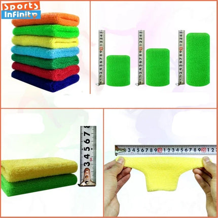 L XL Wristband Sport Sweatband Hand Band Sweat Wrist Support Brace Wrap Guards for Gym Volleyball Basketball Tennis Wrist Band