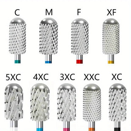 1PC Carbide Tungsten Nail Drill Bit Rotate Burr Milling Nail Cutter Bits Electric Drill Machine For Manicure Pedicure Accessorie