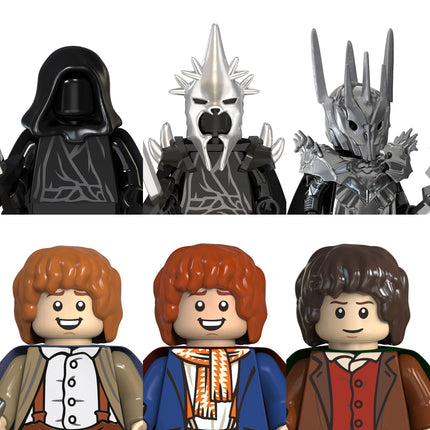 The Lord of the Rings Building Blocks Orc Sauron Gandalf Mini Action Figure Toys