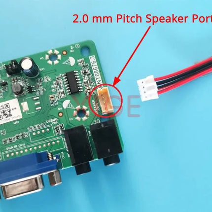 Universal Laptop 8 Ohm 2 Watt Small Horn Speaker Amplifier PH2.0 Or PH1.25 4 Pin Connector Cable For Our Controller Motherboard