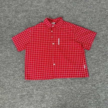 Red Mertra Shirts Men Women  Pure Cotton Casual Short Sleeve Oversized Daily T-Shirts