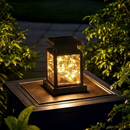 1 PC Solar Lantern Candle Lamp Outdoor Waterproof LED Lights for Garden Decorative Lighting Pathway Lighting