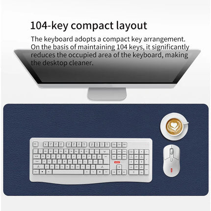Lenovo Wireless Keyboard and Mouse Combo Full-Size 104 Key Quiet Office Set with Silent Click Compact USB Receiver - product