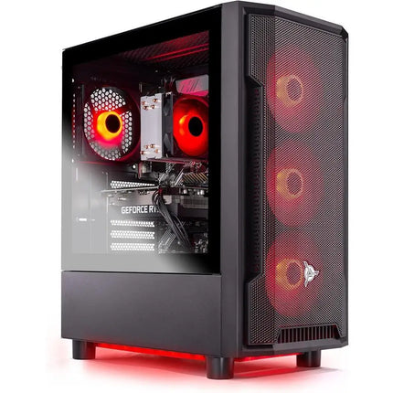 Skytech Gaming Shadow Gaming PC, AMD Ryzen 7 5700 3.7GHz, NVIDIA RTX 5060 Ti 8GB VRAM, 1TB NVMe SSD, 16GB DDR4 RAM 3200, 650W GOLD PSU, Wi-Fi, Win 11, Desktop