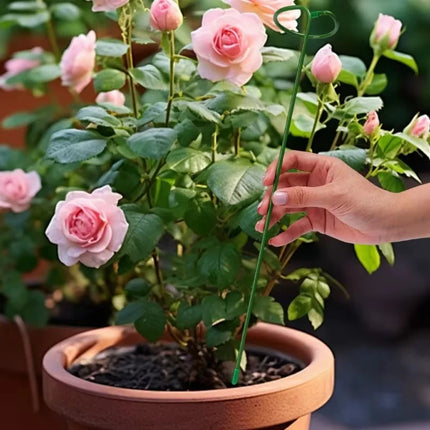 35/45/55cm Garden Support Stake Ring Metal Garden Plant Support Single Stem Shrub Holder for Plants Rose Flowers Vegetables Vine