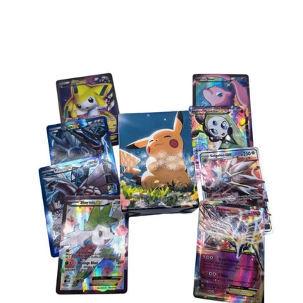 100pcs Pok é mon Card Pok é mon Card Full Flash Card English Version 100 Rare Card Game Battle