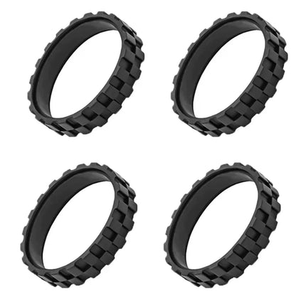 Front Wheel Tires Skin Parts For IRobot Roomba I7 E5 E6 500 600 700 800 900 Series Anti-Slip IRobot Roomba Cleaner Parts