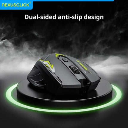 NexusClick Bluetooth 5.4 & 2.4G Wireless Mouse With Finger Rest, 6 Buttons Gaming Office Silent Mice Rechargeable - product i