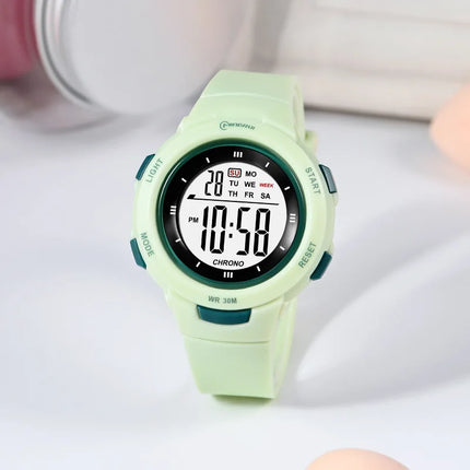 UTHAI CE49 Kids Watches Fashion Luminous Waterproof Alarm Clock Smart Watches Boys and Girls Student Electronic Watch Gift