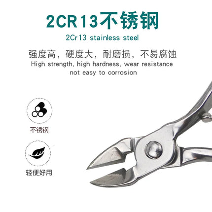 High quality Nail Art Tool Nail Cuticle Nippers Clipper Edge Cutter Shear Manicure Trimmer Scissor JX001