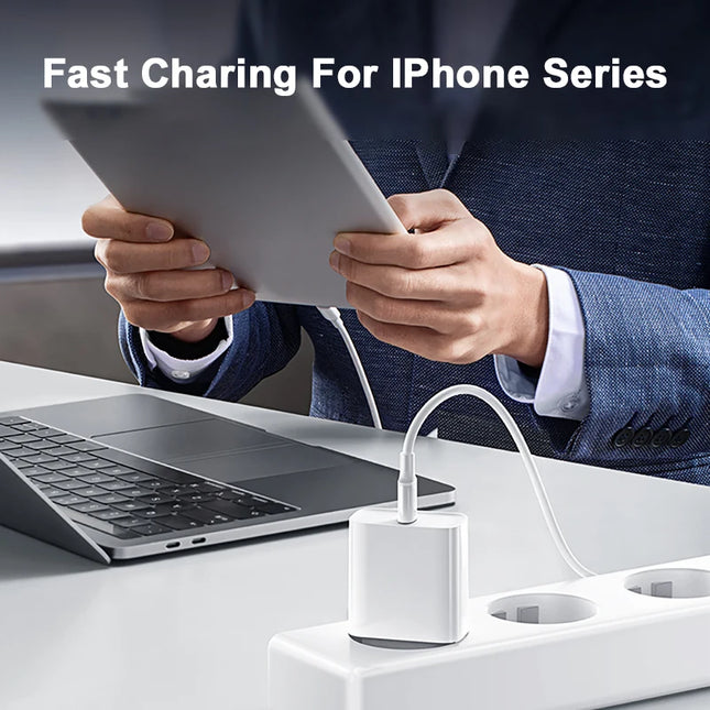 30W PD Schnellladegerät für iPhone 14 13 12 USB C auf Lightning Schnellladekabel für iPhone 17 16 15 Pro Max Typ C Netzteil